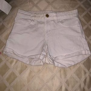 White H&M shorts